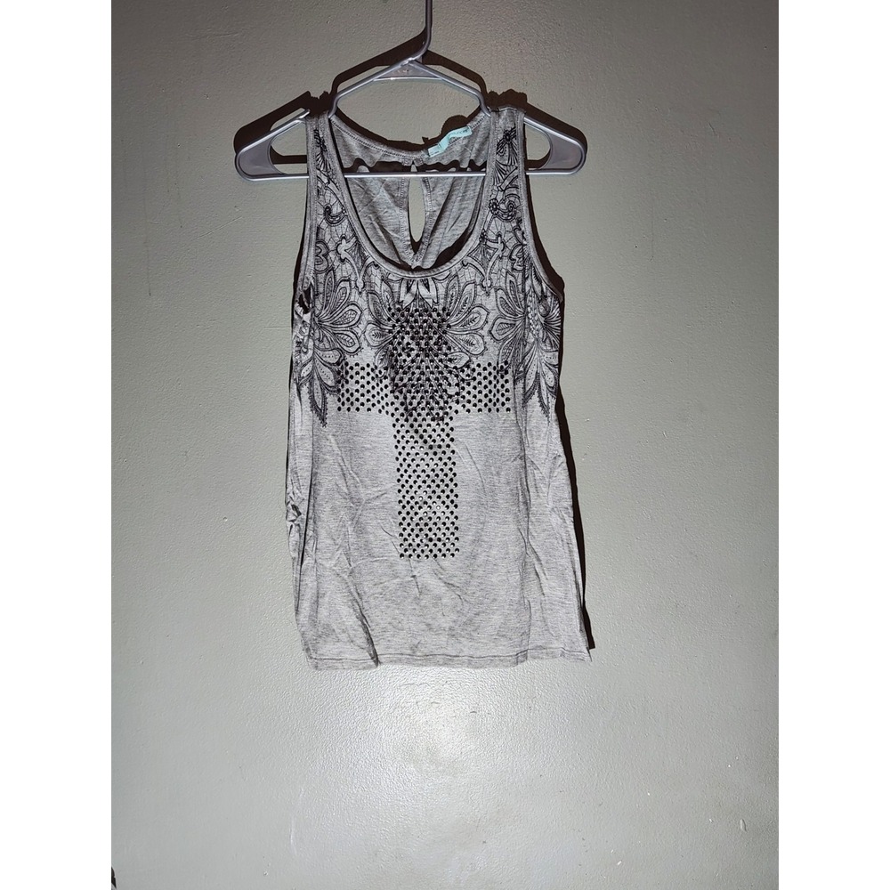 MAURICES Size Medium Womens Tank Top Gray‎